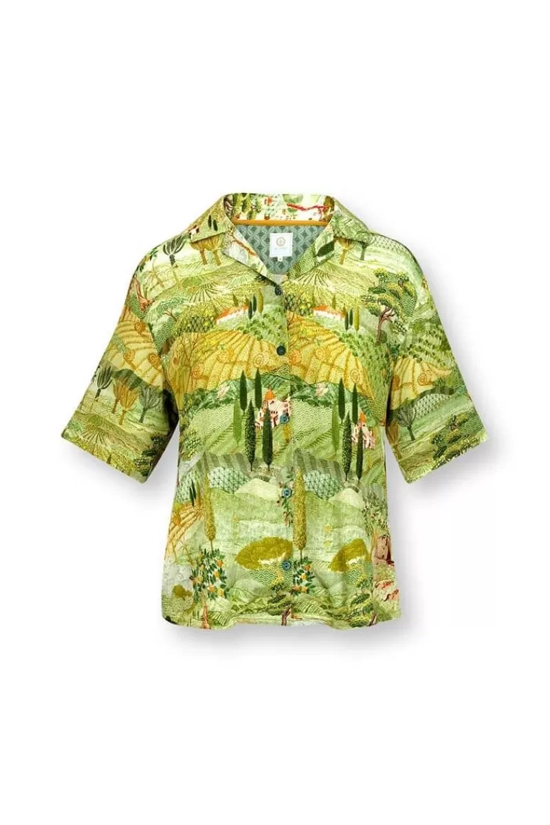 Shop Pip Studio Top Kurze Armel Toscana Grun