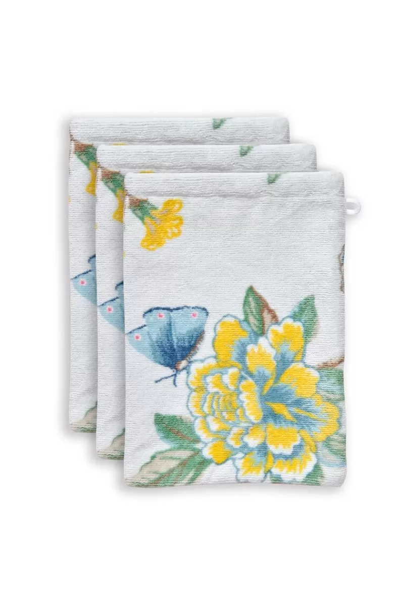 Store Pip Studio Waschlappen Set/3 Good Evening 16X22 Cm Weis