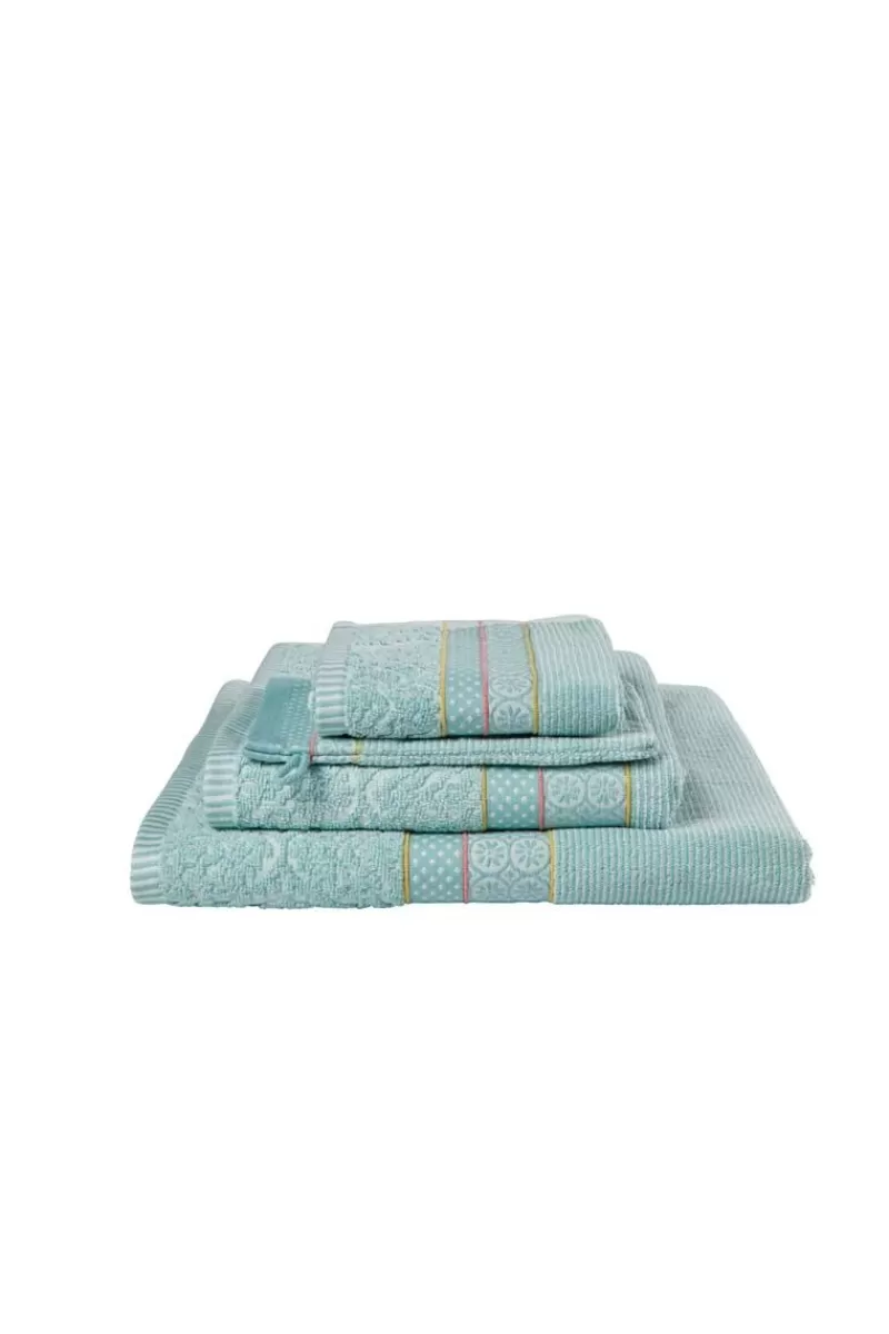 Hot Pip Studio Waschlappen Set/3 Soft Zellige 16X22 Cm Blau